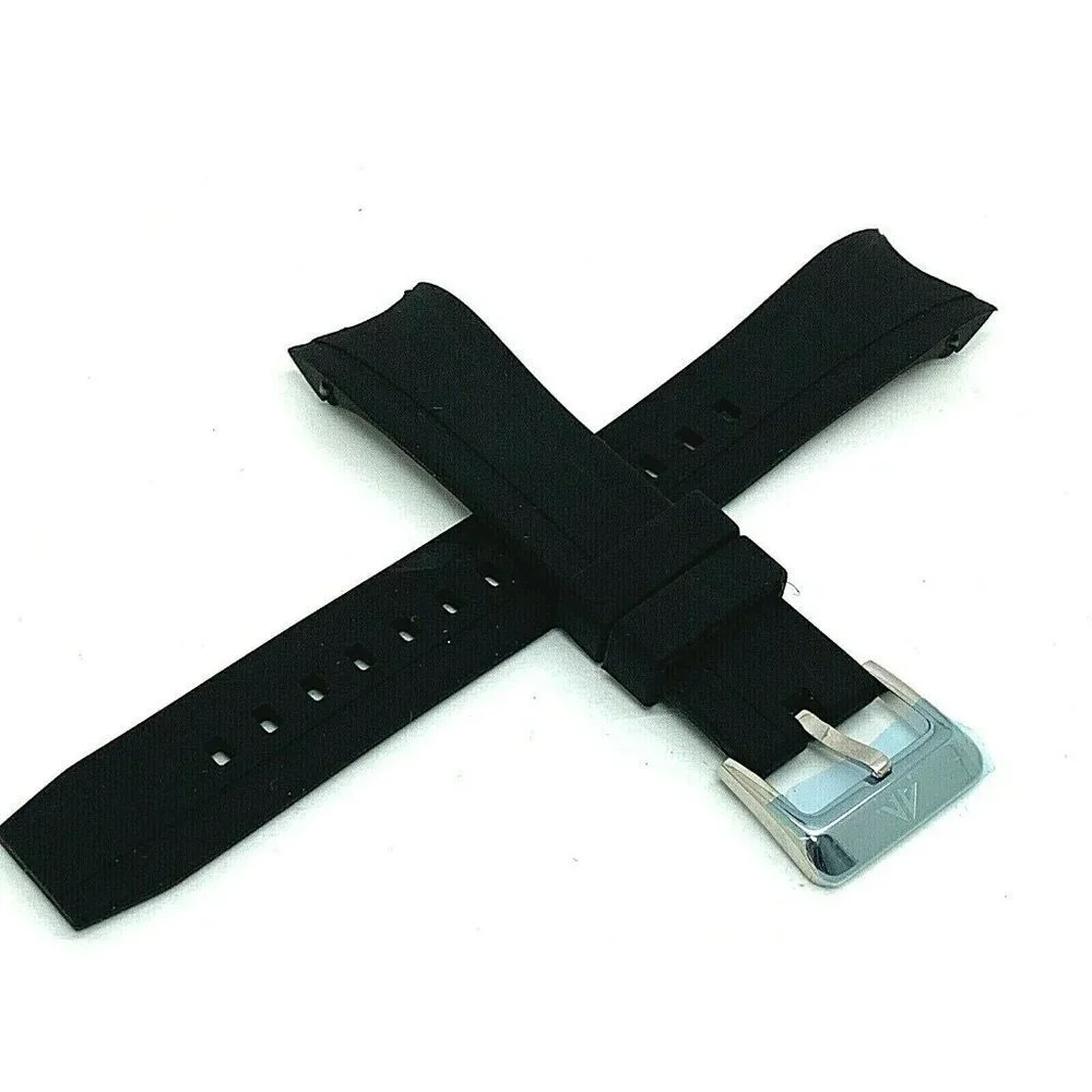 Replacement Band For Citizen Promaster Men's Watch Black Rubber 23mm Lug Strap